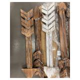 Set of 1 plus  Rustic Wooden Arrows Wall Decor