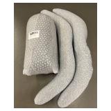 Set of 2 Support Pillows and Knee Pillow washable cover