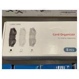 TV Top Shelf with Cord Organizers and Holiday Mini Lights Set