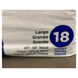 ProCare Breathable Adult Briefs Large, 18 Count