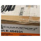 1x48 White Cordless Aluminum Mini Blind by Champion