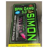 Set of Spin Dawg and SG Pe-Stik Fishing Lures