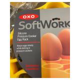 NM 2 - Set of 3 OXO SoftWorks Silicone Pressure Cooker Egg Racks