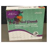Davelou Wood Panels for Artists - 12X12 4 Pack