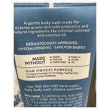 Lot of 3 Honest Body Wash 8oz for Eczema Prone Skin