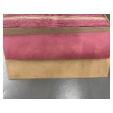Box of Envelopes in brown and Burgundy