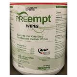 PREempt Disinfectant Cleaner Wipes - 3 Pack