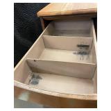 Vintage Wooden Storage Cabinet with Drawers