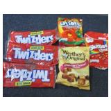 6 pks Assorted Candy...