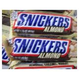 12- 1.76 oz  Almond Snickers...