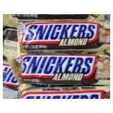 12- 1.76 oz  Almond Snickers...