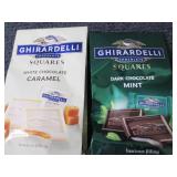 4 pks Ghirardelli Chocolates...
