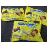 3- 10.2 oz Butterfinger Fun Size...