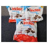 3- 12.7 oz Kinder Chocolate Minis...