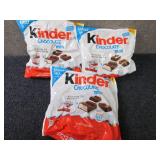 3- 12.7 oz Kinder Chocolate Minis...