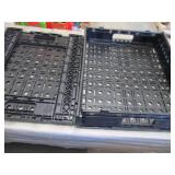 2 Folding Plastic Trays 24x19x 4.75...