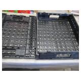 2 Folding Plastic Trays 24x19x 4.75...