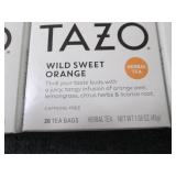 3- 20 ct Tazo Wild Sweet Orange Tea...