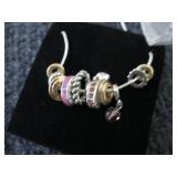 6 June Birthstone Charm Necklaces...