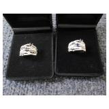 2 Gold Coast Size 9 Cocktail Rings...