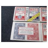 8 Sealed Hoyle Poker Playing Cards ...