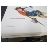 Stack of Norman Rockwell Framable P...