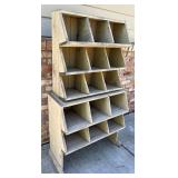 Vintage SUNDANCE Wooden Cubby Organizers