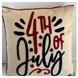 4th of July Decoration Set with Pillow, Banners, and Wand