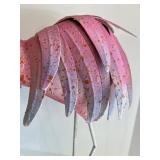 Pair of Vintage Metal Flamingo Lawn Ornaments