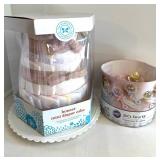 Honest Co. Mini Diaper Cake with Baby Care Items and Wilton Favor Kit