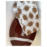 NFL Football Themed Party Serving Set with Minnesota Vikings Plate