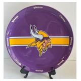 NFL Football Themed Party Serving Set with Minnesota Vikings Plate