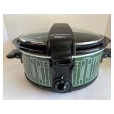 Hamilton Beach Stay or Go Slow Cooker with Football Field Design