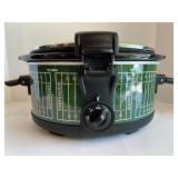 Hamilton Beach Stay or Go Slow Cooker with Football Field Design