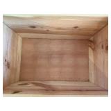 Set of 16 Mason Jar Style Glass Jars with Wooden Olive & Cocoa Box