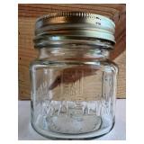 Set of 16 Mason Jar Style Glass Jars with Wooden Olive & Cocoa Box