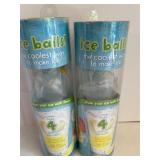 Masquerade Ink Signed Mosaic Plate, Wire Bird Stand, Assorted Straws, and Ice Ball Makers Set