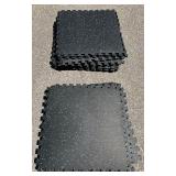 Set of 16 Interlocking Foam Floor Mats for Gym or Play Area