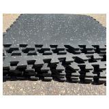 Set of 16 Interlocking Foam Floor Mats for Gym or Play Area