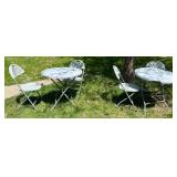 Outdoor 3-Piece Folding Table and Chairs Set by Vingli