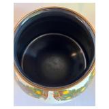 Mackenzie-Childs Holiday Teapot Set with Wreath and Bow Design