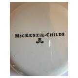 Mackenzie-Childs Holiday Teapot Set with Wreath and Bow Design