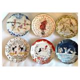 Set of 12 Anthropologie 2020 Holiday Dessert Plates