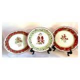 Holiday Dinnerware and Textile Set with Seasonal Designs including Villeroy & Boch
