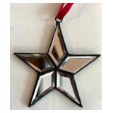 Collection of Assorted Mirror Star Ornaments and Glass Holiday Stars