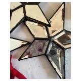 Collection of Assorted Mirror Star Ornaments and Glass Holiday Stars