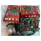 Collection of LED Christmas Light Sets with Storage Boxes