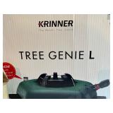 Krinner Tree Genie L Christmas Tree Stand and 100 Clear Twinkling Star Lights