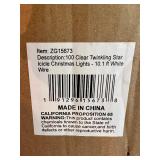 Krinner Tree Genie L Christmas Tree Stand and 100 Clear Twinkling Star Lights