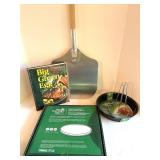 Big Green Egg Charcoal Grill Set with Accessories - SEE ALL PHOTOS